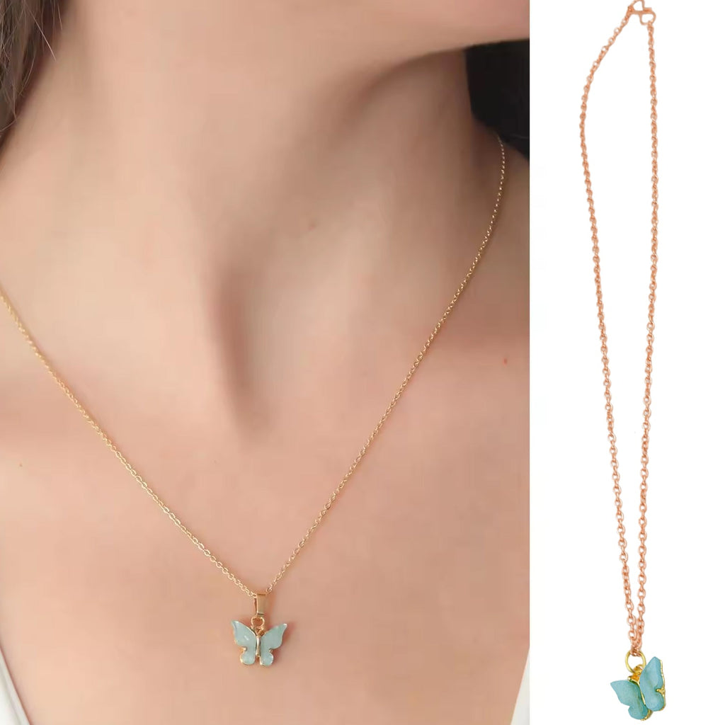 Detailed view of the Indo Glow charm chain necklace for women.
