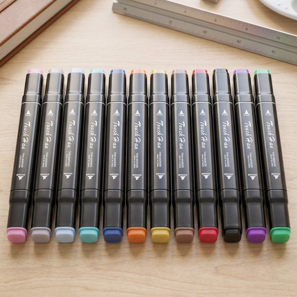 Acrylic Dual Tip Marker Set – Vibrant Watercolor Art Pens
