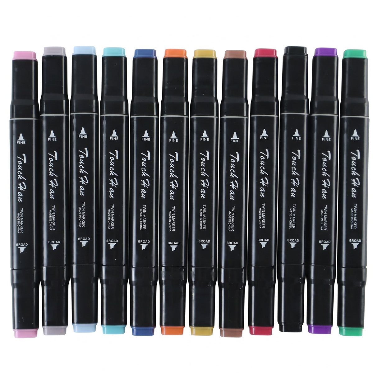 Acrylic Dual Tip Marker Set – Vibrant Watercolor Art Pens